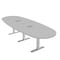 Skutchi Designs 45 in W, 144 in L, 29 in H, Engineered Wood Top, Grey HAR-BOVL-46X143-T-ELEC-XD01 - alternate 1
